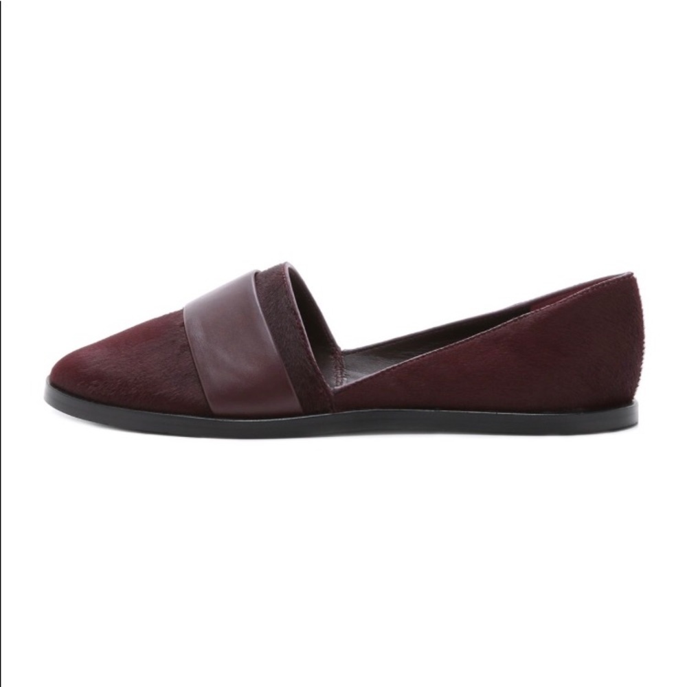 Vince Mason Calf Hair Merlot Flat Loafer 8.5